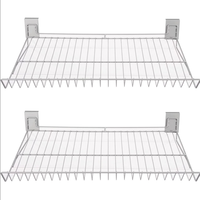 Étagères plates en maille utilitaire à roulement solide Étagères à lattes de Garage pour présentoir à chaussures pour système d'organisation de Garage