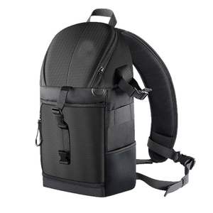 Sac à dos de photographie extérieur personnalisé pour appareils photo reflex numériques, léger, étanche, avec fermeture éclair, couleur unie - Product Image 1