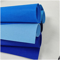 Tissu en feutre polyester non tissé aiguilleté Qianxi 100m - Tissu brossé suédé anti-huile, résistant à l'abrasion et aux déchirures, doux