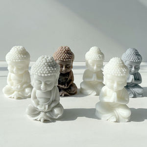 एमएचसी मोमबत्ती राल मोल्ड आंकड़े बुद्ध मन्नत मोमबत्ती ढालना मॉल डे बत्ती कस्टम मोमबत्ती सिलिकॉन मोल्ड - Product Image 1