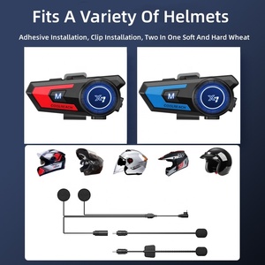 Fashion Motorcycle <strong>Intercom</strong> Motorcycle Helmets <strong>bluetooth</strong> Headset Casco Para Moto <strong>bluetooth</strong> Headset for Helmet Earphone - Product Image 4