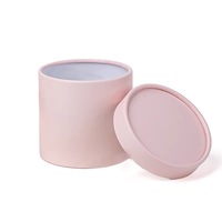 Emballage cylindrique Emballage en carton de luxe Emballage rond Cadeau Maman Boîte à fleurs ronde Carton pour soins de la peau Boîte d'emballage en tube de papier rond