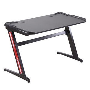 Bureau de jeu ergonomique avec éclairage LED RGB pour configuration de jeu et poste de travail – Table de jeu PC avec lumière LED – Offre spéciale - Product Image 1