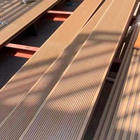 Vente Flash : Lames de Terrasse Composites WPC Durables pour Extérieur, Planches de Terrasse Solides WPC Écologiques pour Extérieur