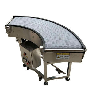 Montaj hattı için 90 derece kavisli plastik modüler bant tornalama konveyör sistemi - Product Image 6