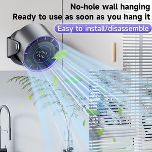 Mini ventilateur portable rechargeable de type bureau, ventilateur de circulation d'air intelligent avec minuterie, électrique, multi-vitesses, grand ventilateur de refroidissement à fort flux d'air - Product Image 5