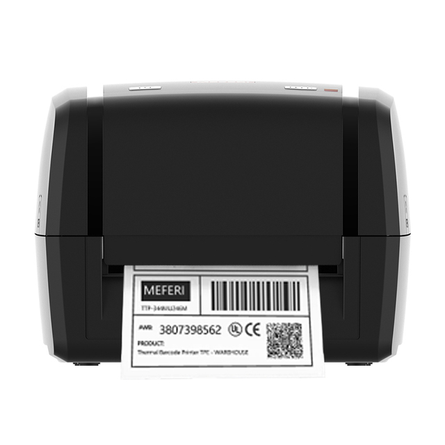 MEFERI MP4000D Sticker Label Printer Waybill Printing 4 Inch Industrial Printer 1D 2D QR Barcode Shipping Label Printer Machine