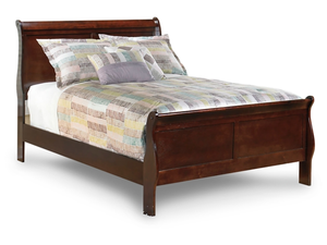 Cama de Matrimonio Estilo Luis Filipe Tradicional, con Panel de Madera Enchapada, Construcción de Ingeniería, Acabado Cálido y Elegante para Dormitorio - Product Image 1