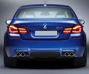 Nuevas Luces Traseras LED para Auto, Serie 5 2010-2017, Edición Escama de Dragón, Luces de Freno con Efecto de Flujo Transparente, 6000K - Product Image 2