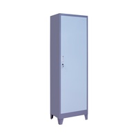 Armoire de rangement en acier multi-couleurs sur pied, personnalisable, à portes simples, pour vêtements, casier en acier, armoire de rangement, vente en gros