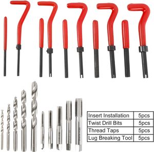 <span class=keywords><strong>131pcs</strong></span> M5 M6 M8 M10 M12 pexmentas xe chủ đề sửa chữa thiết lập dụng cụ cầm tay Tước chủ đề sửa chữa Kit rethread giật sửa chữa công cụ thiết lập - Product Image 3