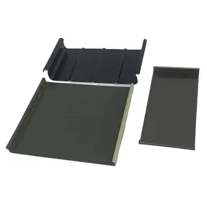 Roof Sheet Corrugated Roofing Tile Self Lock Covering Panel Standing Seam Metal Aluminium 25-410 Roof Panel