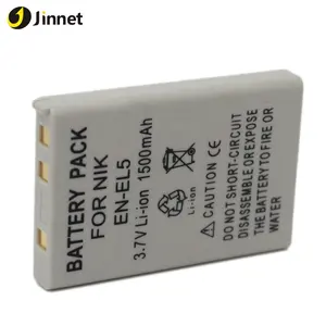 Jinnet Baterai Lithium Ion 1500 MAh EN-EL5 untuk Ni Kon 5000 5100