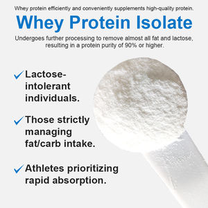 El mejor polvo aislado de proteína de suero estándar dorado para adultos, soporte de construcción muscular, recuperación posterior al entrenamiento - Product Image 2