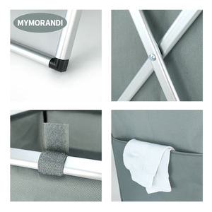 Cesta de <span class=keywords><strong>ropa</strong></span> <span class=keywords><strong>sucia</strong></span> con Marco en X, clasificador de <span class=keywords><strong>ropa</strong></span> <span class=keywords><strong>sucia</strong></span> Oxford, marco de aluminio, gran oferta de <span class=keywords><strong>Amazon</strong></span> - Product Image 5