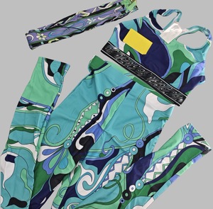 C2459 Casual Fashion Wholesale Female Designer <strong>Tie</strong> <strong>Dye</strong> Striped Design Sleeveless Women's <strong>Set</strong> - Product Image 1