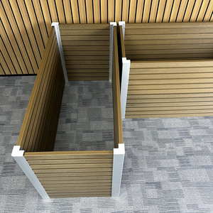 Bac à plantes surélevé moderne en WPC pour l'extérieur, durable, écologique, en bois, pour légumes, vente en gros - Product Image 1
