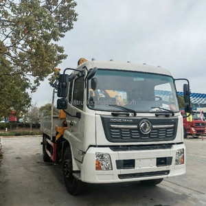 Camion <span class=keywords><strong>benne</strong></span> basculante Dongfeng 5T avec <span class=keywords><strong>grue</strong></span> pliante 8T, <span class=keywords><strong>grue</strong></span> montée sur camion 8T, manipulateur de <span class=keywords><strong>grue</strong></span> à flèche droite 10T - Product Image 1