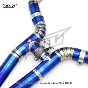 Catback ท่อไอเสียท่อไอเสียสำหรับ Mercedes-Benz AMG GT63/GT63S 4.0T 2019-2023 boska แข่งไทเทเนียมท่อไอเสียวาล์ว OEM - Product Image 5