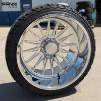 Jantes de camion forgées sur mesure légères avec lèvre polie 22 24 26 28 30 pouces 20x10 22x10 22x12 24x14 pour Ford F250 F150 Chevy