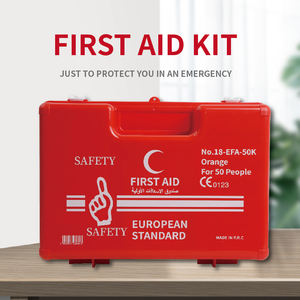 Suministros médicos de emergencia para el hogar y la Oficina y botiquín de primeros auxilios de entrenamiento con fuente de alimentación manual - Product Image 2