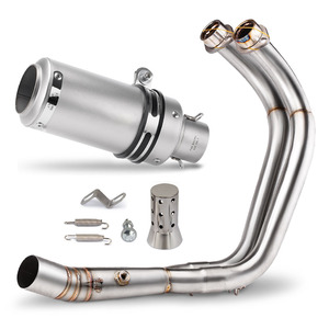 Sistema de Escape MT07 para Yamaha YZF-R7 FZ07 XSR700 <span class=keywords><strong>Tracer</strong></span> <span class=keywords><strong>700</strong></span>/GT Tracer7/GT 2014-2026, Colector de Escape para Motocicleta, Silenciador CR-T - Product Image 4