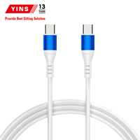 Câble USB en silicone tressé PD 65W, durée de vie de 20000 plisages, câble de charge rapide USB-C Type-C pour iPhone et écouteurs