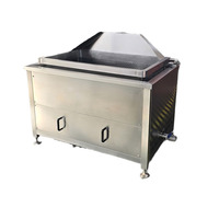 Friteuse électrique carrée professionnelle pour la friture de frites