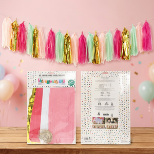 DIY <b>Tissue</b> Paper Tassel & Fringe Garland 20 Pcs Mixed Color Party <b>Wedding</b> Birthday Decoration Hanging Backdrop - Product Image 2