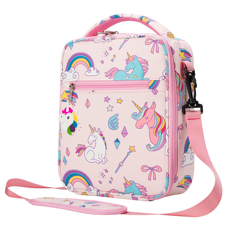 RTS Cute Unicorn Student School Food Lunch Bag Insulated