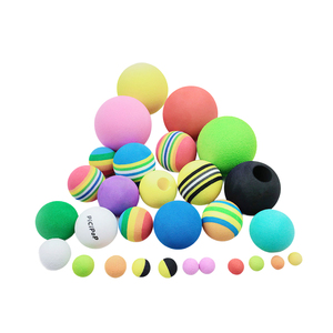 Yumuşak gökkuşağı EVA köpük topu yüksek yoğunluklu <span class=keywords><strong>Pet</strong></span> kedi köpek eğitim EVA köpük topu oyuncak - Product Image 5