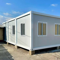 SmartBuild Grande Capacité Maison Modulaire Préfabriquée à Panneaux Sandwich, Portable et Démontable, pour Supermarché et Salon