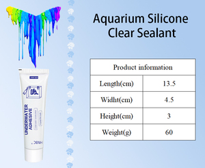 Clear Aquarium Silicone Sealant Waterproof Fish Tank Glass Glue Non-toxic Fast Adhesive for Aquarium Tank <strong>Sealing</strong> Bonding Repair - Product Image 6