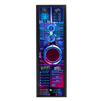 Moniteur LCD IPS Mini H/D USB Type C 14,5 pouces 2560x720, Remplacement pour 3 ensembles de ventilateurs 120*120 mm sur boîtier PC, pour CPU GPU