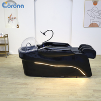 Salon de coiffure Chaise de lavage Thérapie par l'eau Massage électrique Shampooing Tête de lit Spa