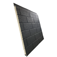 Panneaux sandwich en métal de la série AGM Standard Brick, design moderne 16 mm, pour hôtel, abri de voiture, panneau extérieur en métal