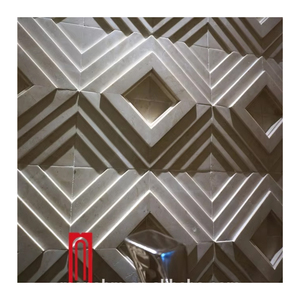 Panneau mural 3D en marbre décoratif crème <span class=keywords><strong>latte</strong></span>, nouveau design mural italien - Product Image 1