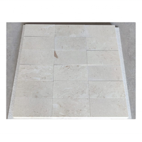 Dalles de pavé en pierre de coquille Myra, 100% marbre naturel, vente en gros, personnalisables, pour terrasse de piscine, intérieur/extérieur, modernes, finition polie, décoratives