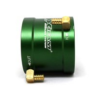 Radiateur à gaine de refroidissement à eau triphasé X-TEAM modèle 40-40 pour moteurs brushless de bateaux RC (modèles 4068 et 4074)