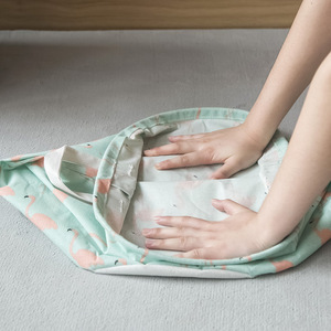 Cesto para Ropa Sucia de Algodón y Lino, Redondo, Grande, Impermeable, Organizador de Almacenamiento Multifuncional para el Hogar - Product Image 3