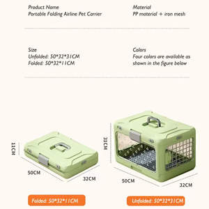 <span class=keywords><strong>Sac</strong></span> <span class=keywords><strong>de</strong></span> <span class=keywords><strong>transport</strong></span> pliable pour animaux <span class=keywords><strong>de</strong></span> compagnie avec fenêtres en maille respirante pour les voyages en extérieur, approuvé pour les sièges auto et les avions, grande capacité, pour chats - Product Image 6