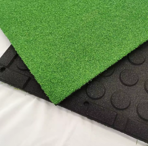 Fil monofilament à faible abrasion de la peau avec trous de drainage pour terrains de football en salle, gazon artificiel noir pour terrains de football - Product Image 4