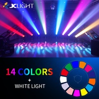 380w 18r Sharpy Beam 380 Lumières à tête mobile Effet Gobo 8 + 16 + 24 Prism Spot Disco Dj Stage Beam Lights