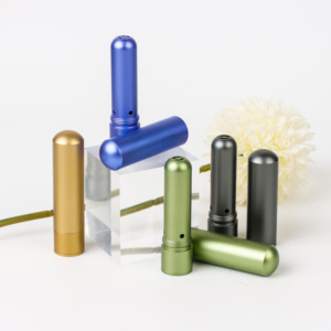 Hương liệu nhôm mũi <span class=keywords><strong>inhaler</strong></span> Gậy trống tinh dầu mũi <span class=keywords><strong>inhaler</strong></span> ống với bông - Product Image 2