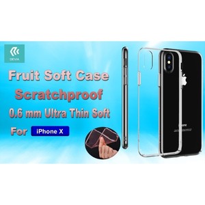 Cover morbida Anti-Graffio 4H 0.6mm per iPhone X 7 Plus 13 Pro Max 6 Plus XR-custodia trasparente per cellulare - Product Image 1