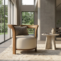 Chaise de salle à manger moderne en teck doré écologique pour appartement, salon, bureau à domicile, hôtel, chambre, hôpital