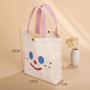 Design Wholesale Cotton Shopping Canvas Tote Bag Style Size Custom Eco-friendly Reusable Shopping Bag with Custom <b>Printed</b> logo - Product Image 5