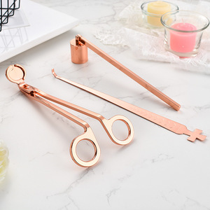 Modern Simple Aromatherapy <b>Candle</b> Tools Stainless Steel Snuffer Extinguisher <b>Set</b> Wholesale - Product Image 1