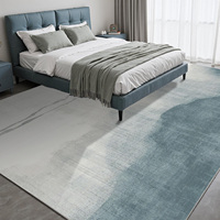 Tapis d'intérieur en fausse fourrure de cachemire imprimé, lavable en machine, doux et confortable, pour salon, avec support antidérapant en TPR, impression personnalisée