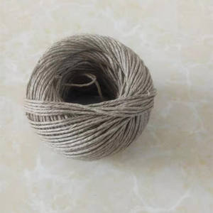 500g lin artisanat ficelle boule de lin poli 3mm environ pour cordes d'emballage - Product Image 4